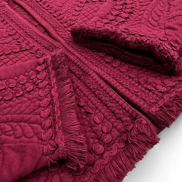 NWT Soft Surroundings Quilted Cropped Jacket Sz PM Boho Western Cottagecore - Picture 6 of 12